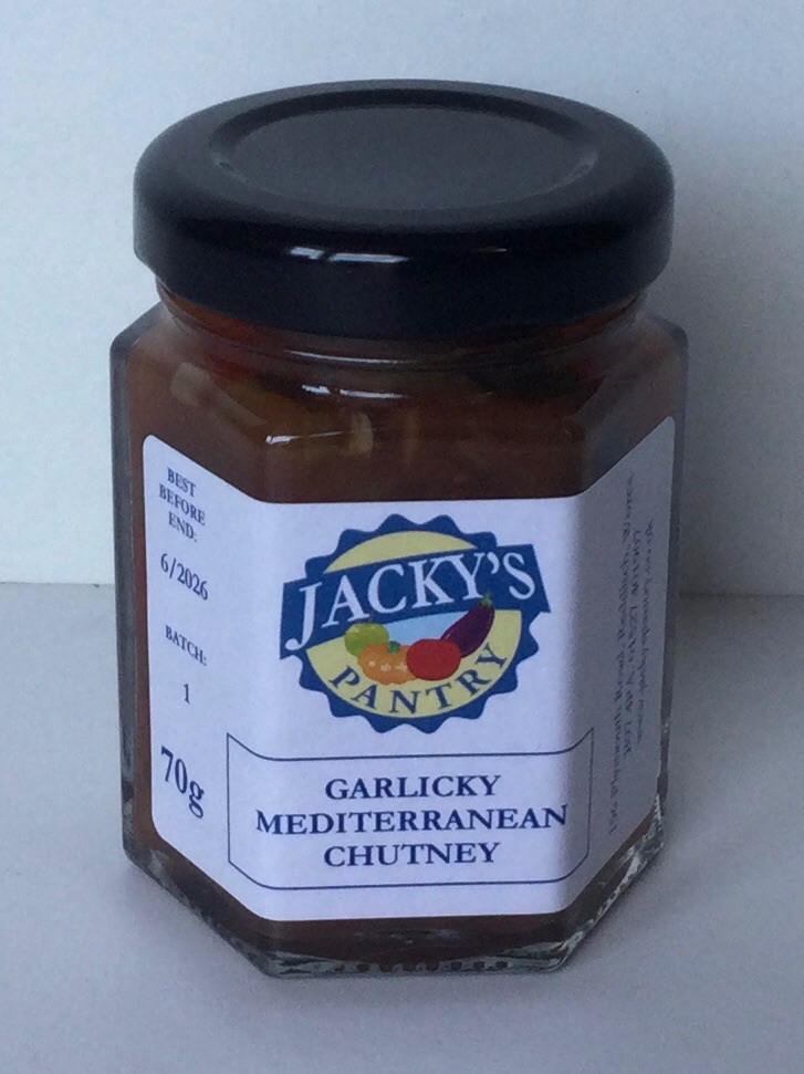 Garlicky Mediterranean Chutney Mini Jar