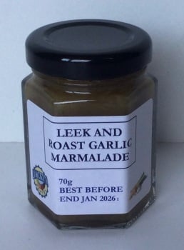 Leek and Roast Garlic Marmalade Mini Jar