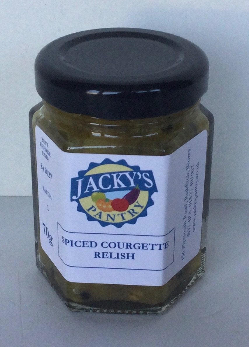 Spiced Courgette Relish Mini Jar