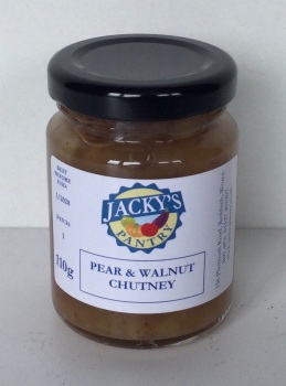 Pear and Walnut Chutney Half Size Jar