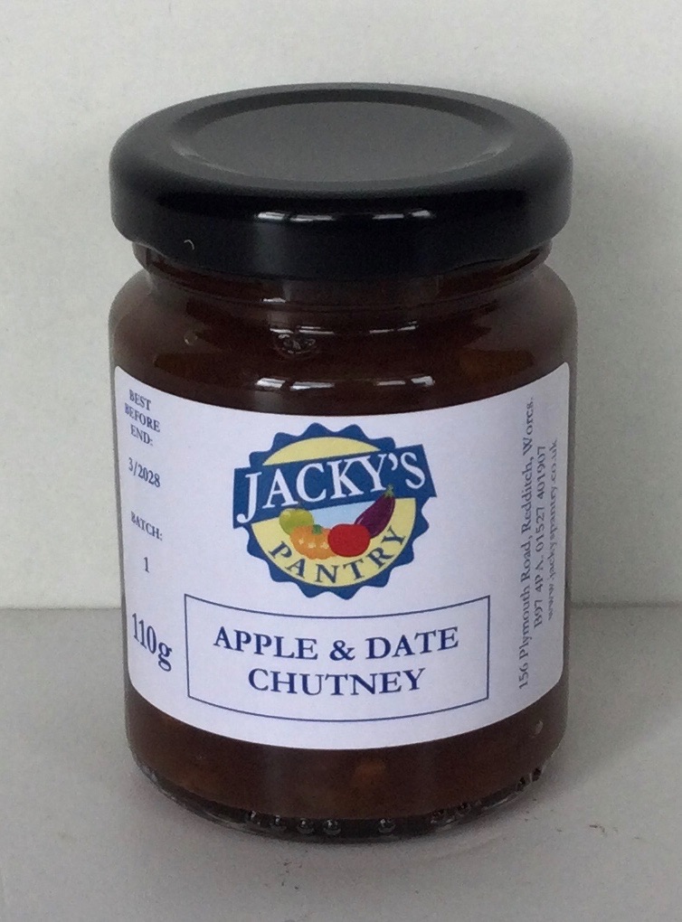 Apple and Date Chutney Half Size Jar