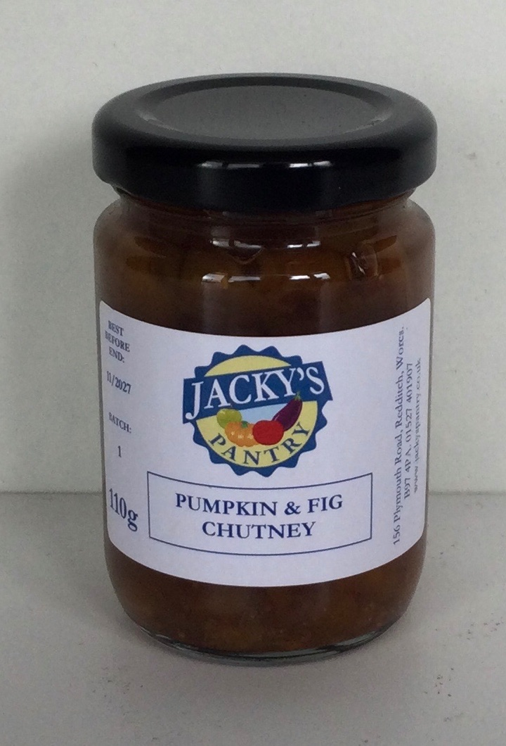 Pumpkin and Fig Chutney Half Size Jar