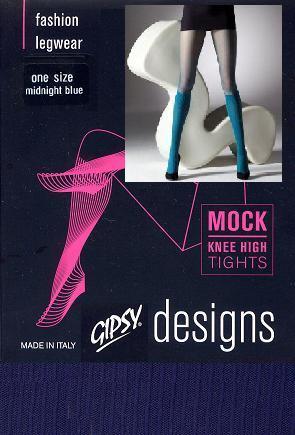 Gipsy Mock Knee High Tights Midnight Blue