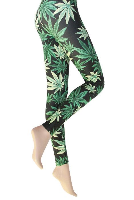 Silky Leaf Leggings