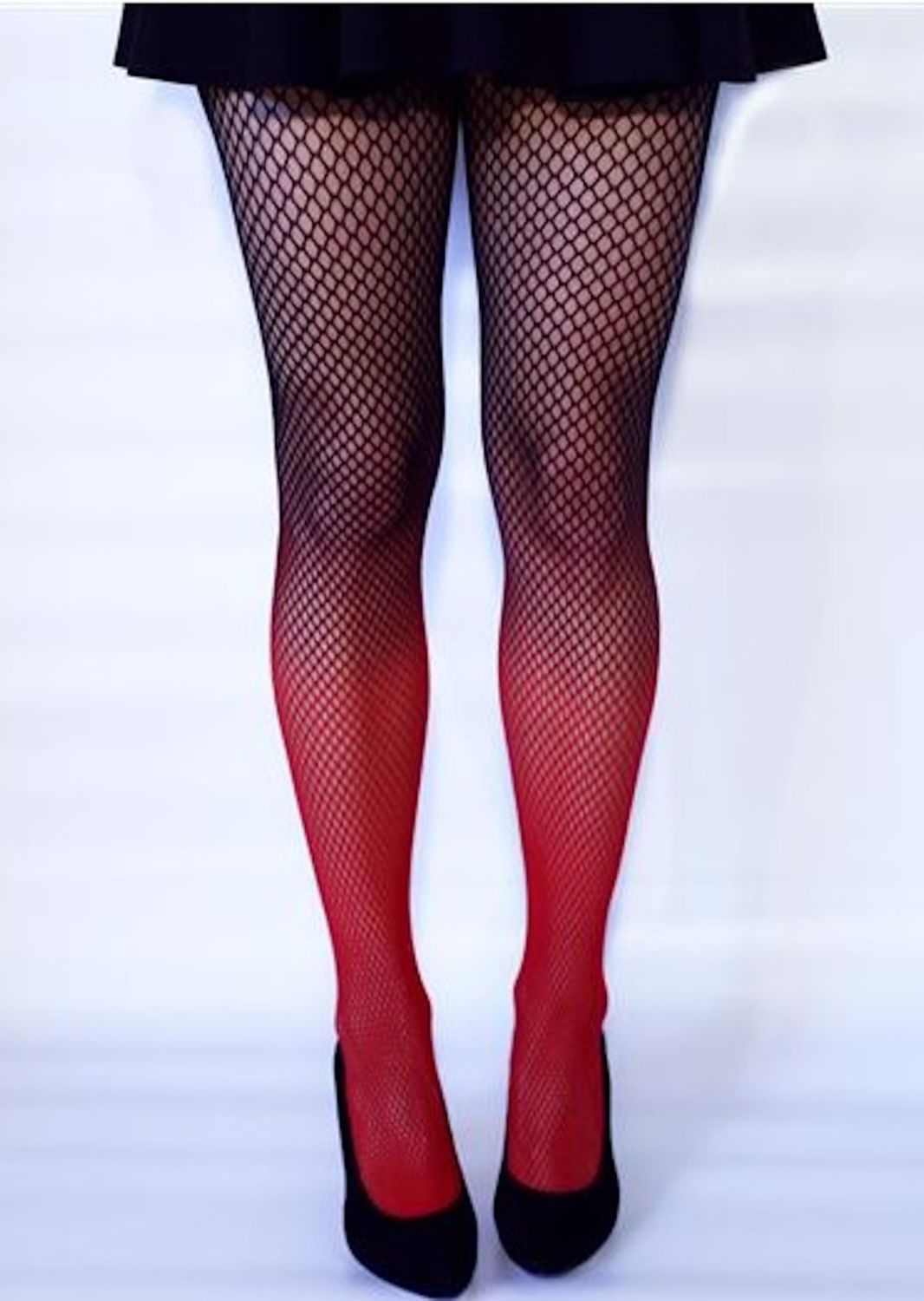 mock fishnet tights