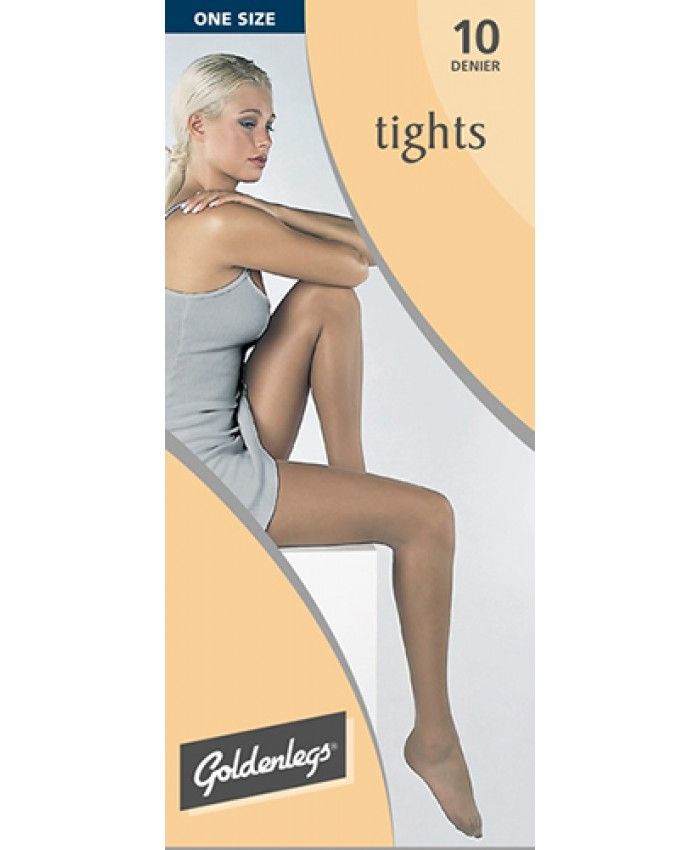 Goldenlegs 10 Denier Tights One Size in 10 shades