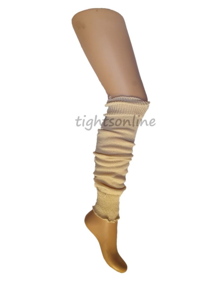 Silver Legs 60cm Leg Warmers in Cream