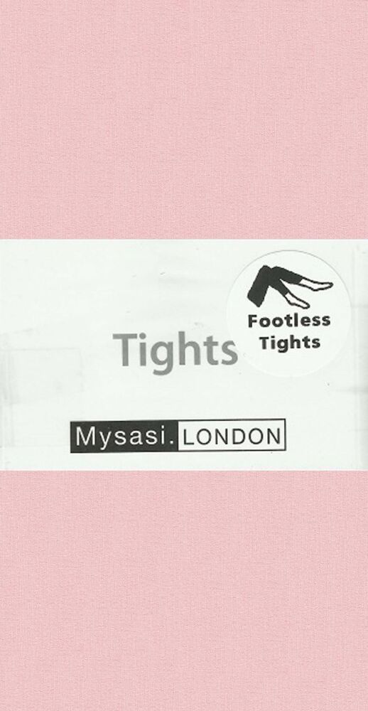 Mysasi 50 denier Footless Tights in Baby Pink