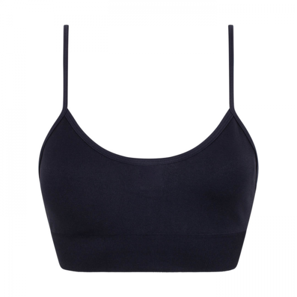 Silky Active Bra Top in Black