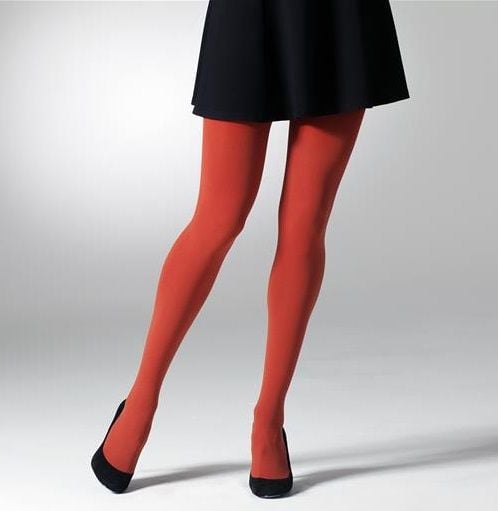 Gipsy 100 Denier Opaque Tights Extra Large in Burnt Orange