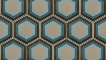 Encaustic Tile ~ Patisserie Hexagon