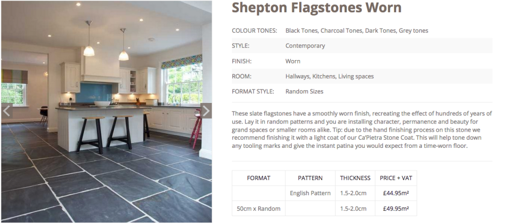 shepton flagstones worn