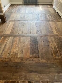 Reclaimed Antique Solid Oak floor boards per m2
