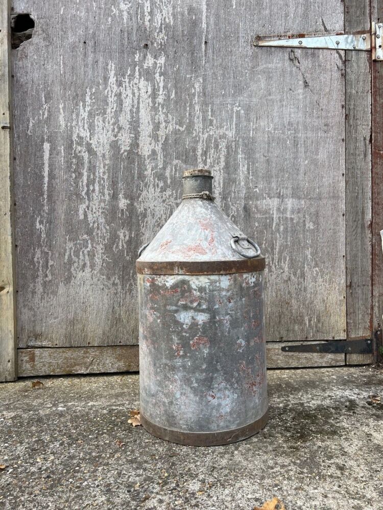 Vintage Oil Can -With Wooden Top
