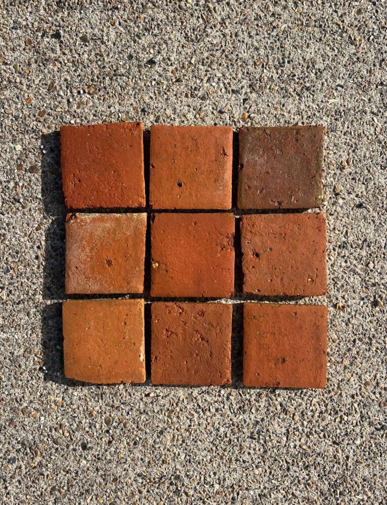   Reclaimed Red Quarry Tiles per tile