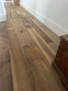 Reclaimed Antique Engineered Oak floor boards per m2