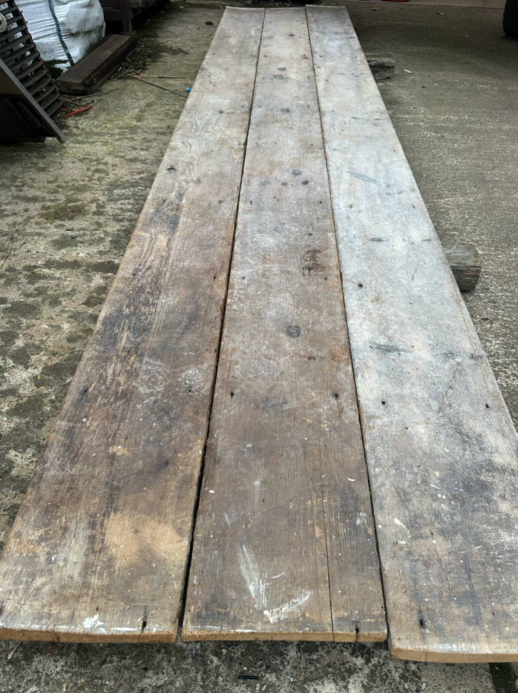Reclaimed 12" Georgian Pine - approx 22m2