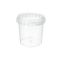 155ml Clear Tub with 69mm lid - complete set (perfect for shower whips, scrubs, wax melts)