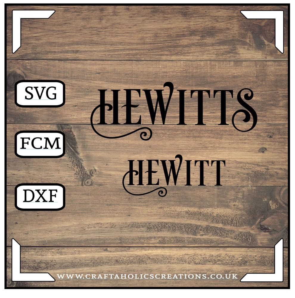 Hewitt Hewitts in Desire Pro Font