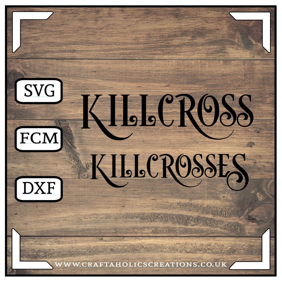 Killcross Killcrosses in Desire Pro Font