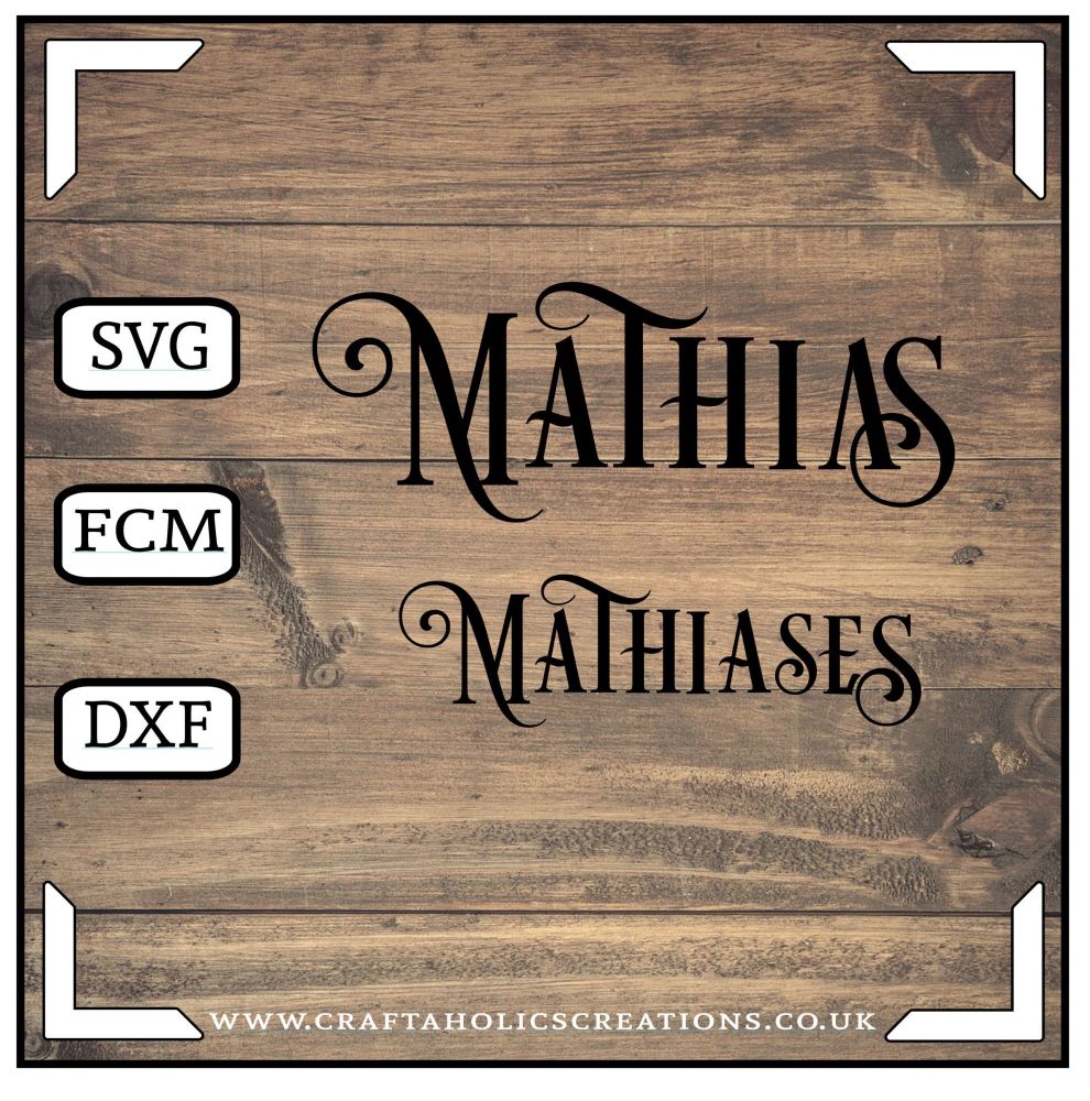 Mathias Mathiases in Desire Pro Font