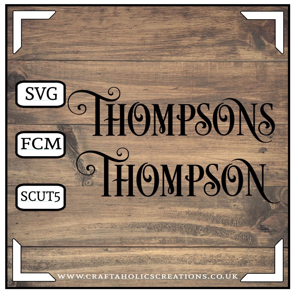 Thompson Thompsons in Desire Pro Font
