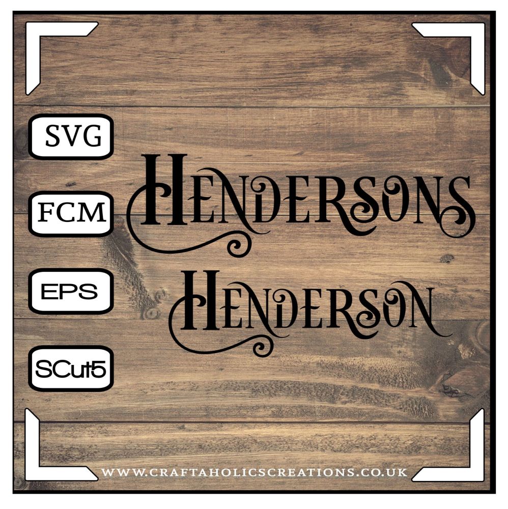 Henderson Hendersons in Desire Pro Font