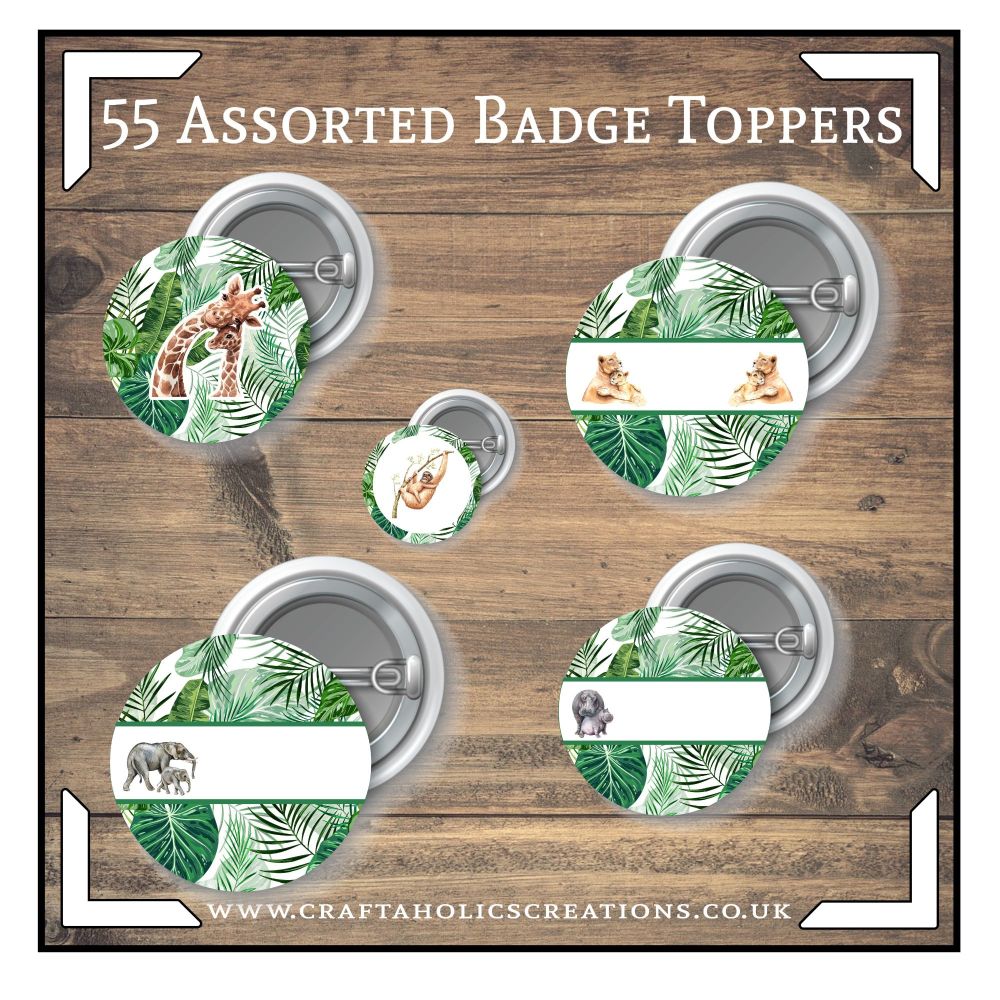 Wildlife Badge/Toppers Collection SET 1