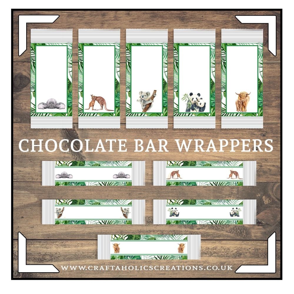 Wildlife Chocolate Wrapper Collection SET 2