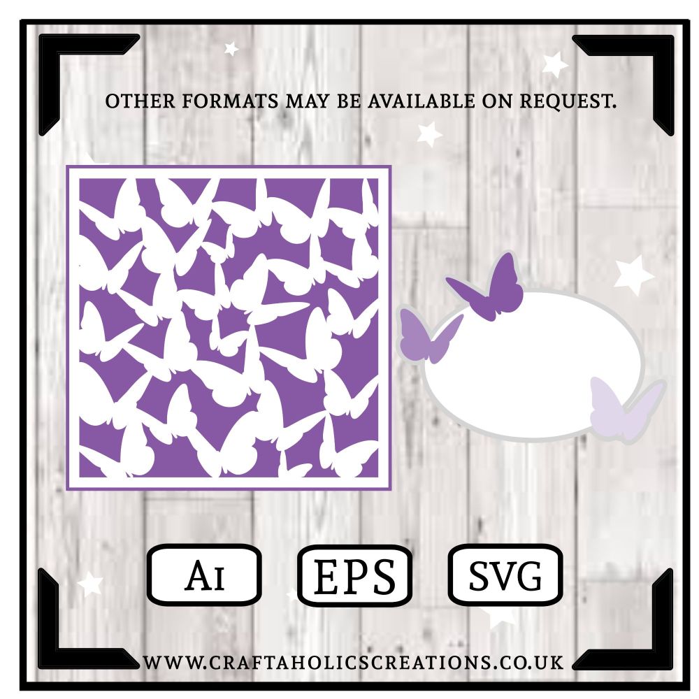 Butterfly Topper and Card