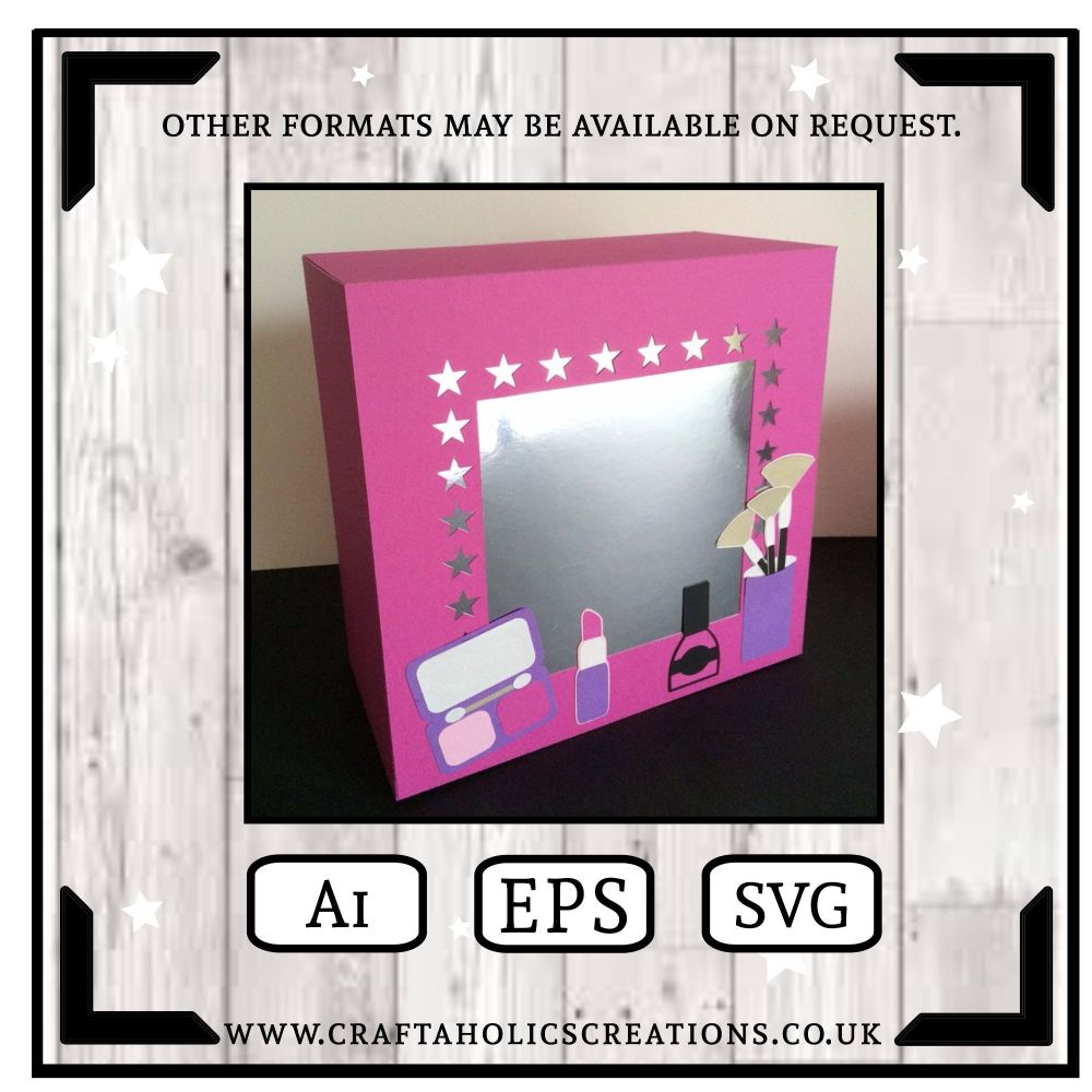 Girlie Fun Mirror Light Box / Gift Box
