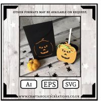 Halloween Sweetie Bag & Lollipop Holder