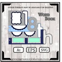 18th Birthday Word Book 