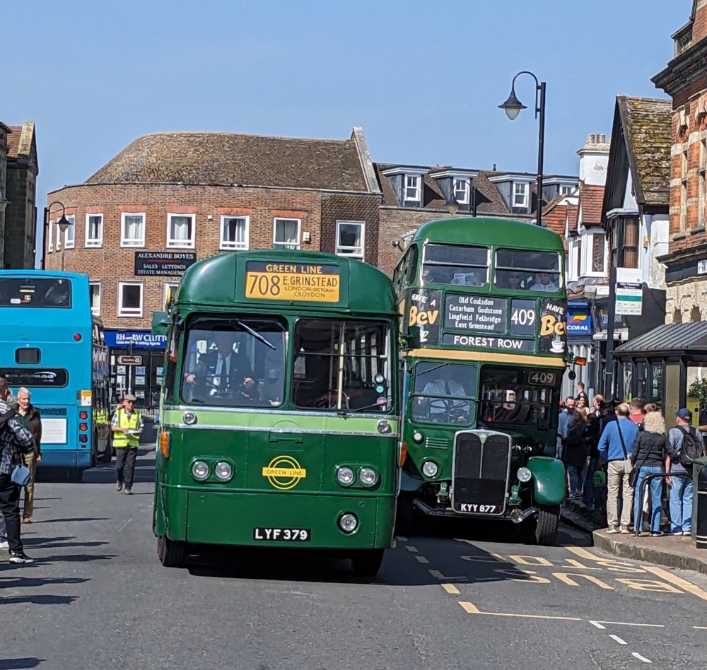 Green buses. best