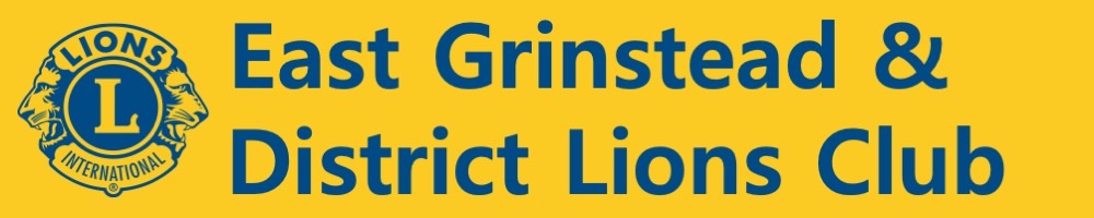 East Grinstead & District Lions Club, site logo.