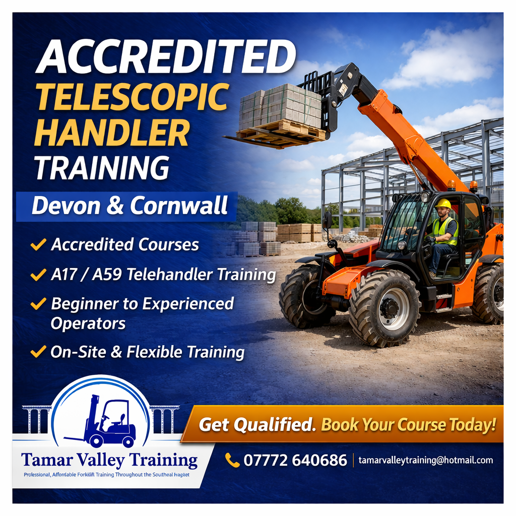 Telescopic Forklift Training Devon and Cornwall