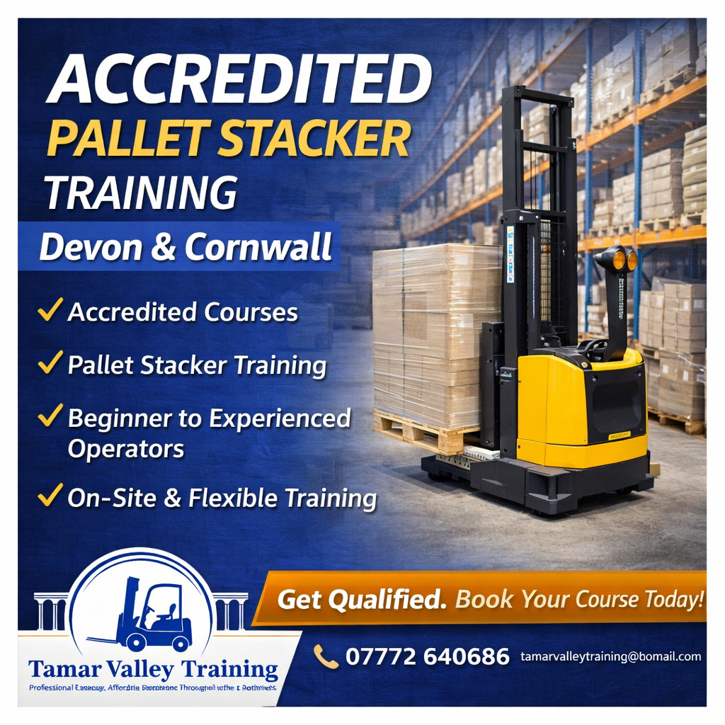 Pallet Stacker Training in Devon and Cornwall