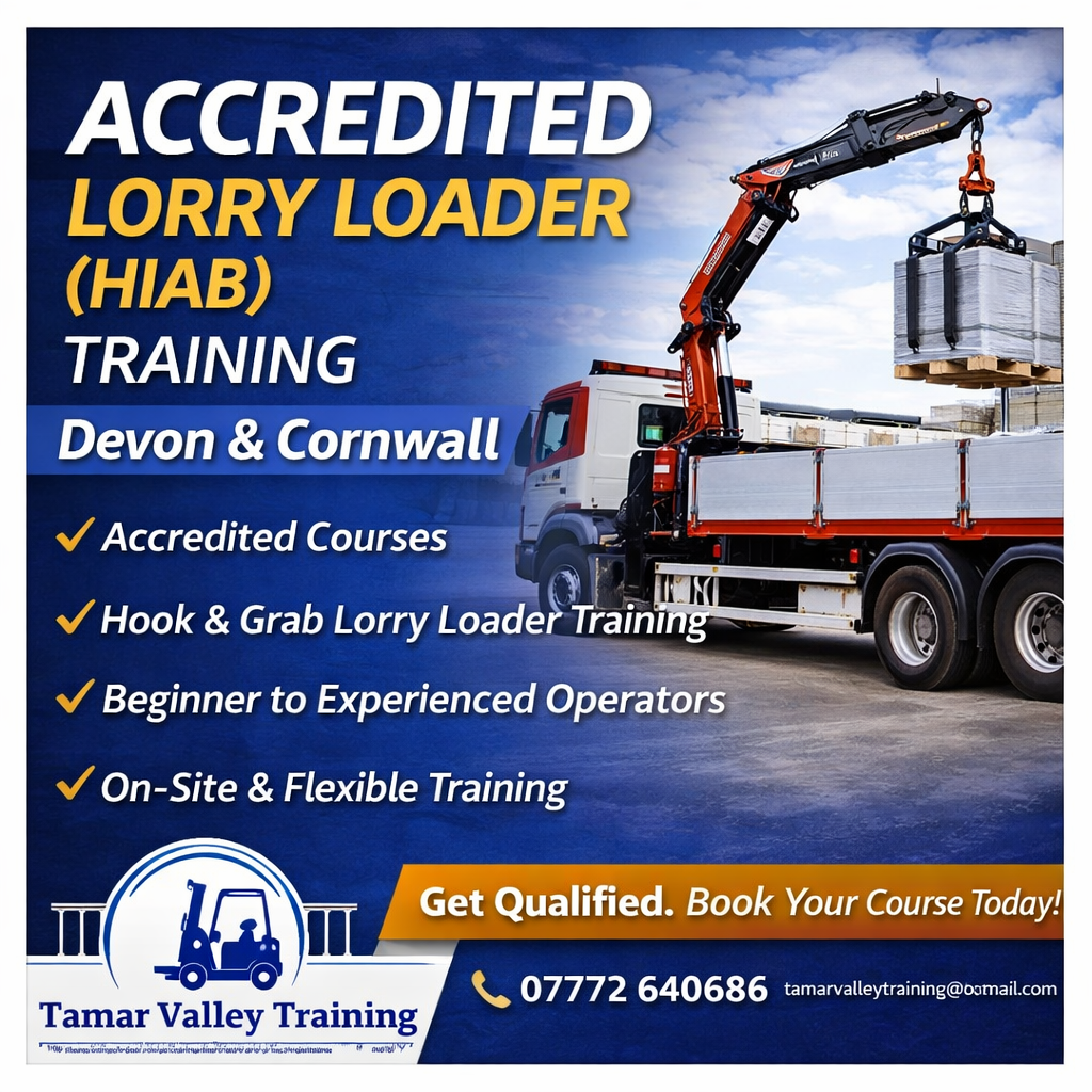 Lorry Loader, Hiab, Training Devon and Cornwall