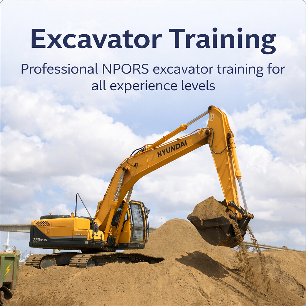 EXCAVATOR TRAINING IN DEVON