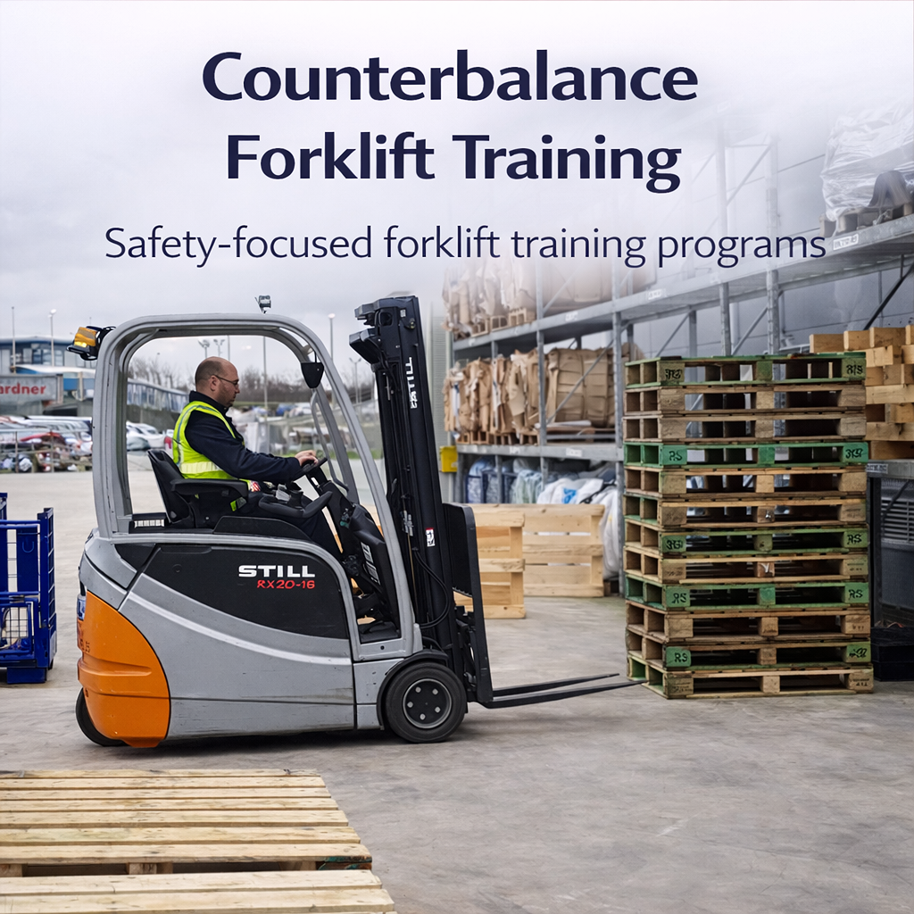 COUNTER BALANCE FORKLIFT TRAINING IN DEVON AND CORNWALL