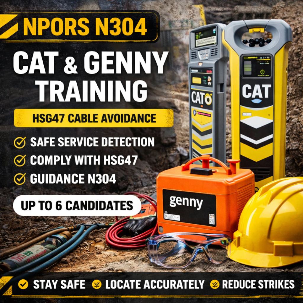 N304 Cable Avoidance Tools (CAT & Genny)NPORS  training