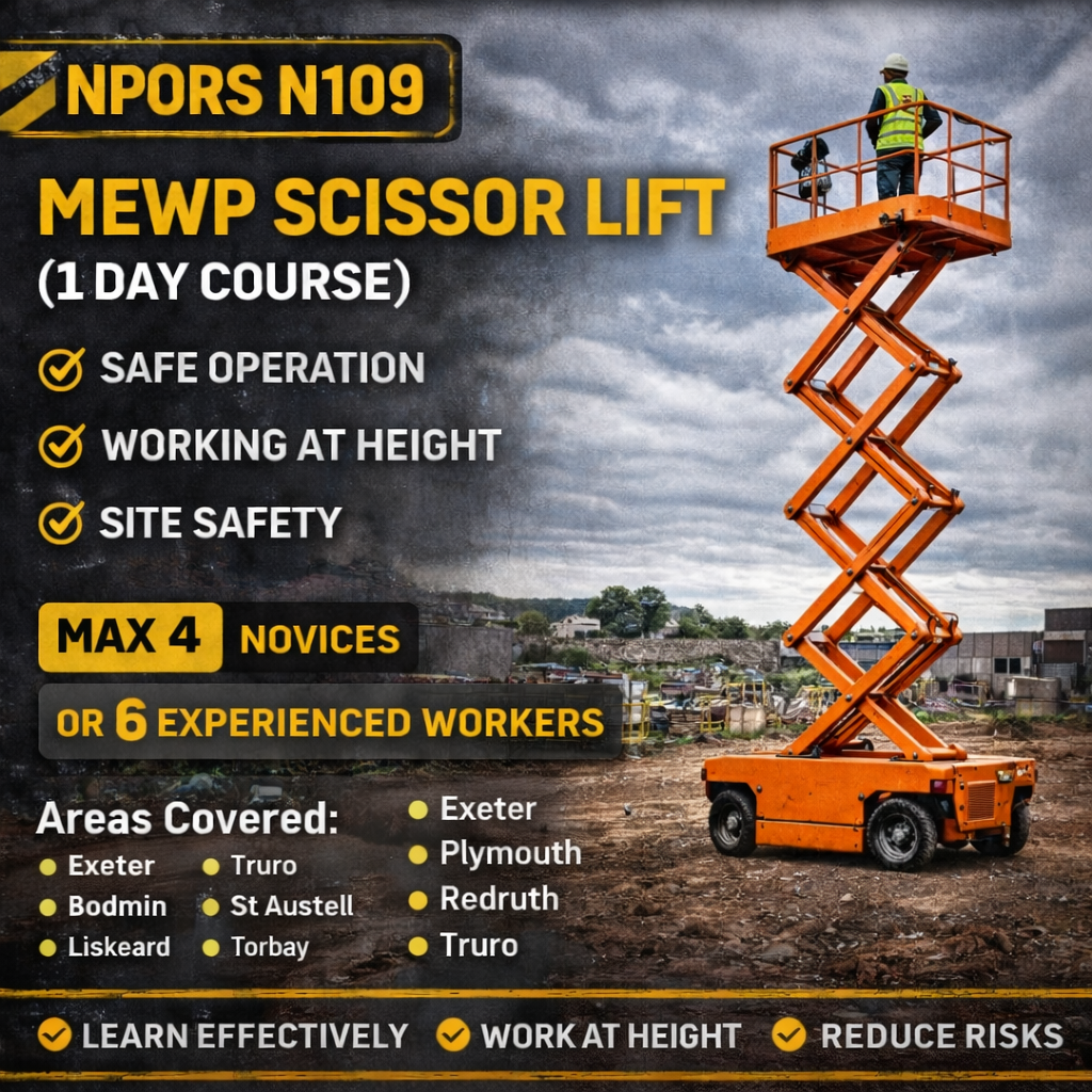N109 Mewp Scissor Lift NPORS Training
