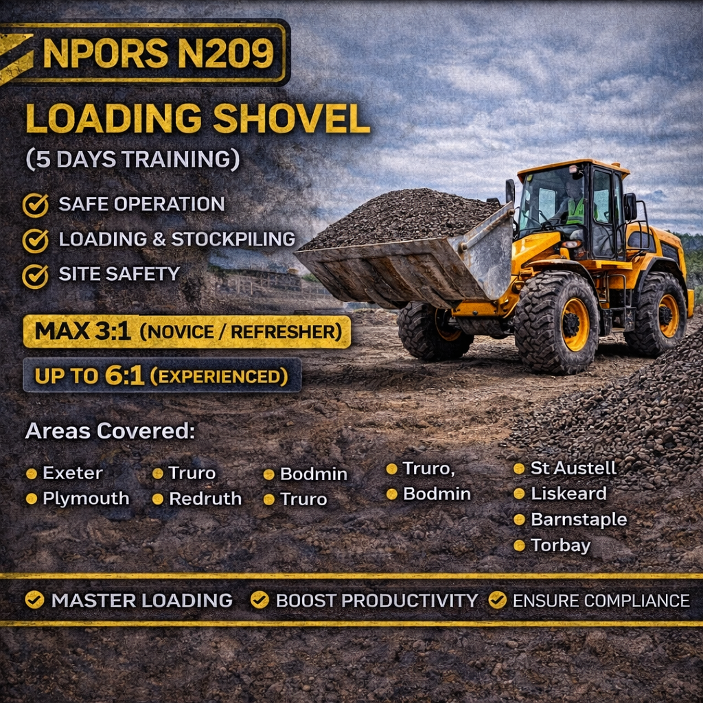 N209 Loading Shovel NPORS training