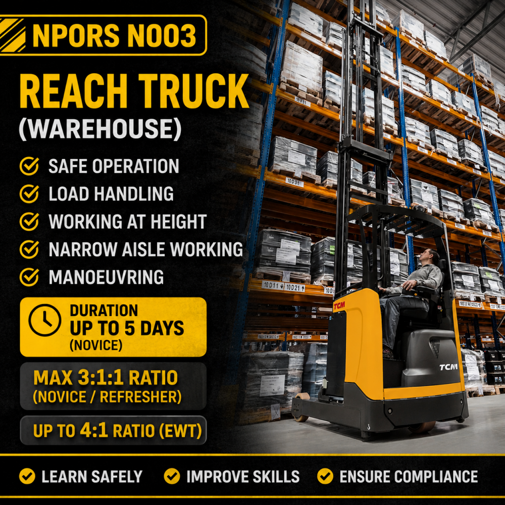N003 Reach truck NPORS training