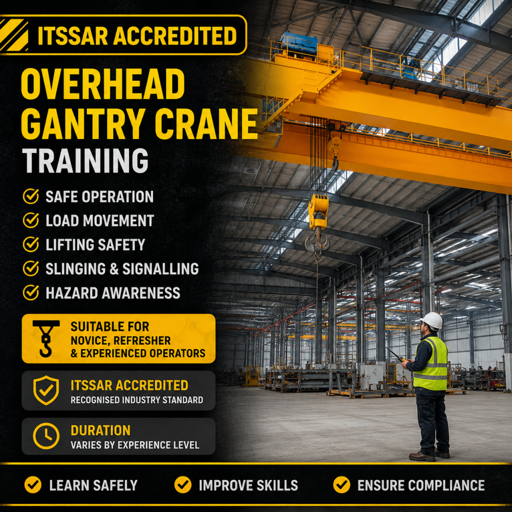 Overhead Gantry training ITSSAR accredited