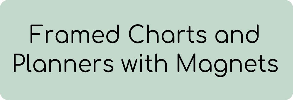 Framed Charts and Planners with Magnets 