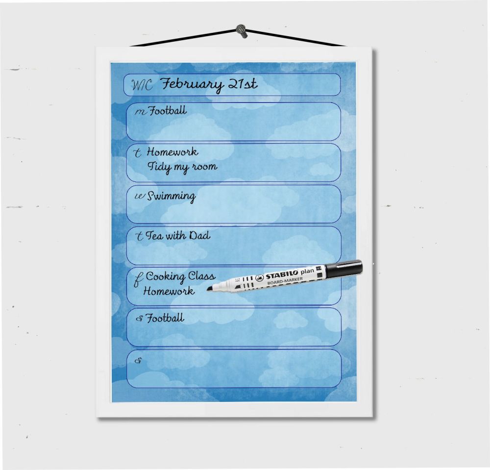 Weekly Calendar, Kids After School Planner, Weekly Schedule, Kids Study Pla