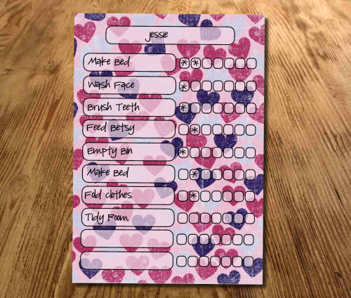 Chore chart, Star Chart, My reward Chart, daily Reward Chart, kids routine