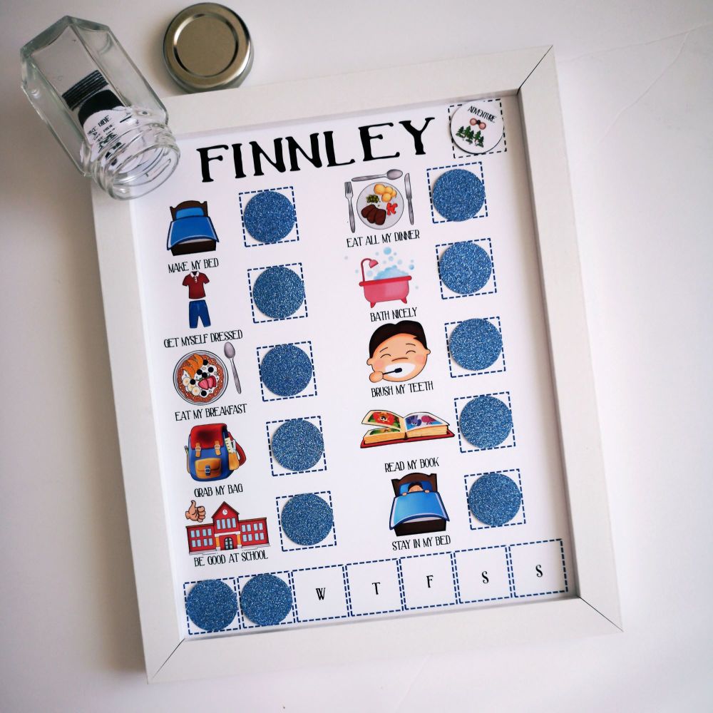 Imagery Reward Chart, Personalised Magnetic Reward Chart, Early Years, Todd