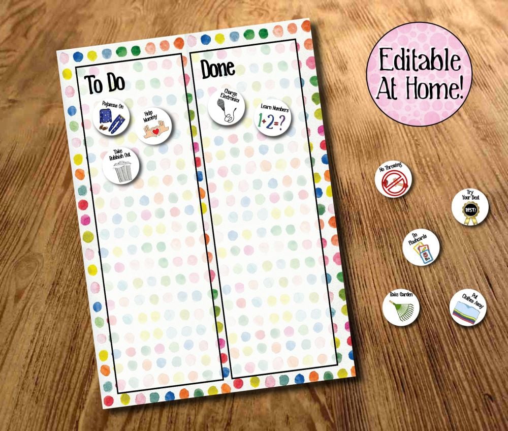 Kids Chore Chart, To do list, Kids Routines, Routine Chart, Kids PlannerThe